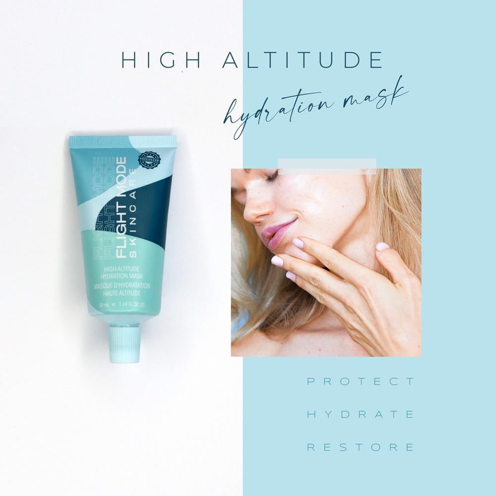 Flight Mode Skincare | High-Altitude Hydration Mask  | Overnight Moisturizer